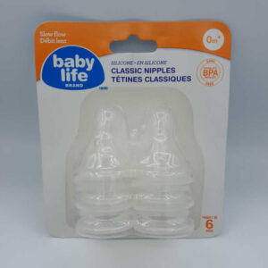 NIPPLES 6PCS BABY LIFE