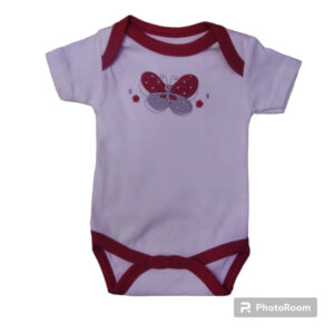 Cotton Baby Bodysuit Short Sleeves NB 0/3