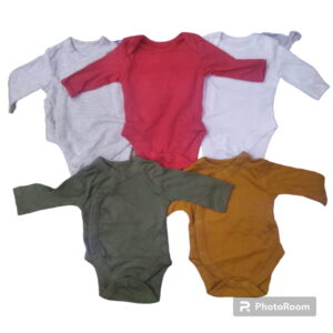 BODY SUIT Long Sleeves T.baby PACK 5PCS